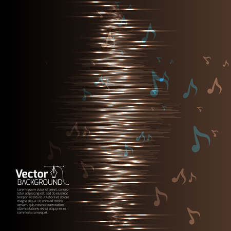 Equalizer music background and vector illustrationのイラスト素材