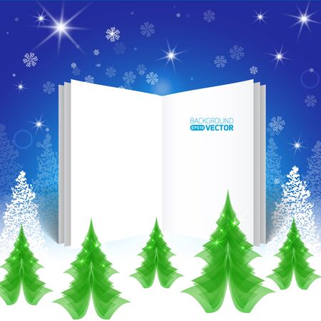 Christmas bookletのイラスト素材