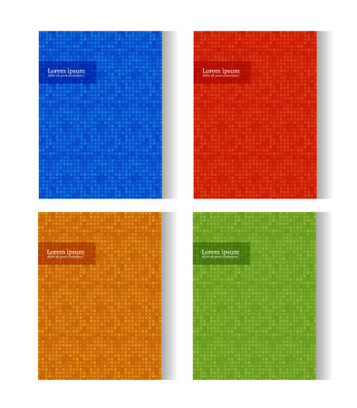 Folder templates for business presentationsのイラスト素材