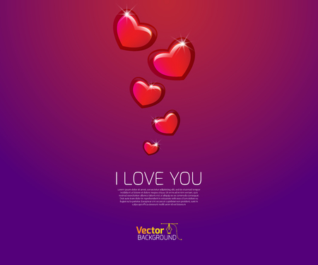 Postcard for loversのイラスト素材