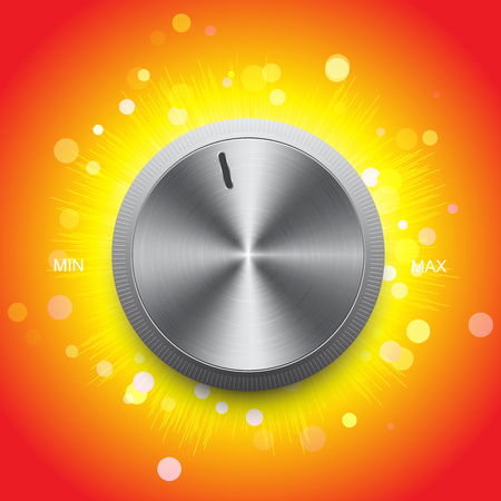 Volume control on a bright backgroundのイラスト素材