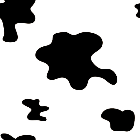 Abstract seamless pattern, black blotのイラスト素材