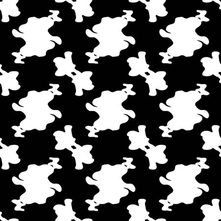 Abstract seamless pattern, white blot, vector backgrond