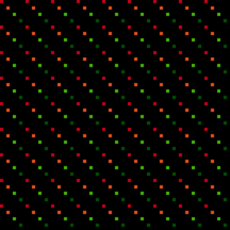 Multicolored vector set of square seamless patterns. Vector geometric background. Black pattern for party. Diagonal lineのイラスト素材