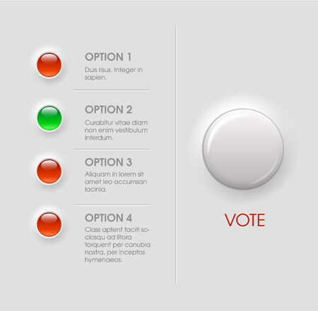 modern select box with 3d effect, vector  illustration, eps 10 with transparencyのイラスト素材