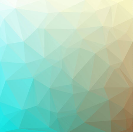 abstract geometric blue and brown background with trianglesのイラスト素材