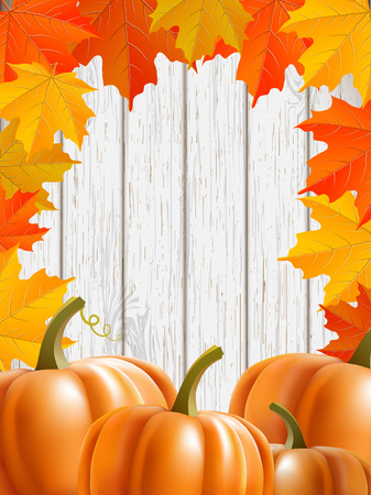 abstract background with maple leavesのイラスト素材