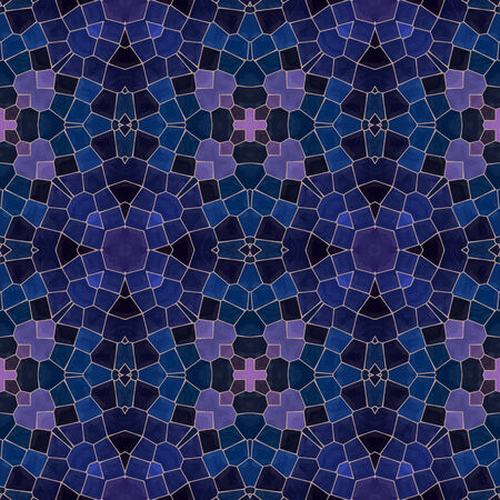 pink and dark blue mosaic seamless pattern, vector illustration.のイラスト素材