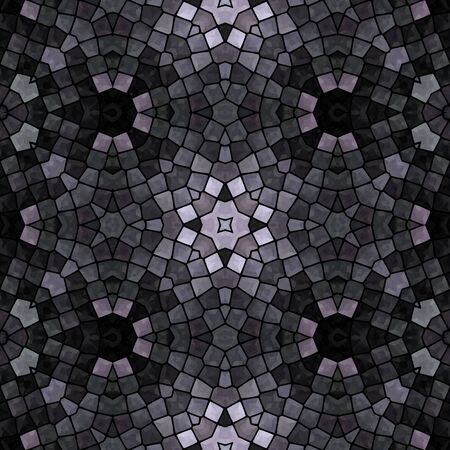 gray mosaic seamless patternのイラスト素材