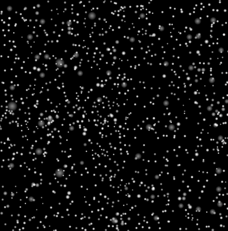 snowfall texture on black background, graphic element, can be added in another image for snow effect, vector illustration, eps 10 with transparencyのイラスト素材