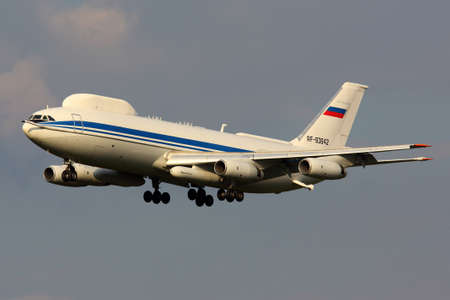 Chkalovsky, Moscow Region, Russia - June 3, 2015: Ilyushin Il-86VKP RF-93642 of Russian Air Force...