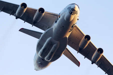 Zhukovsky, Moscow Region, Russia - November 20, 2013: Ilyushin IL-76T of United Nations RA-76457 at...