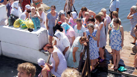 on June 15, 2012 ,city Krasnousolsk,Bashkortostan.Each of the 9th Friday after Pascha is held...