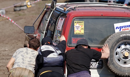 20-21 April 2013 ,city of Magnitogorsk,Russia, On a specially prepared track competitions on...