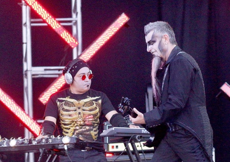 on 8 June ,the city of Samara", " ROCK on the VOLGA 2013" Group "MORDOR", playing in a rare for Russia-style - Industrial metal. They are called Russian Rammstein.のeditorial素材