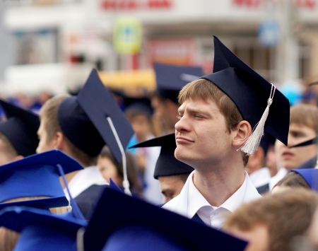 29 June 2013,the city of Chelyabinsk,graduates of the University.のeditorial素材