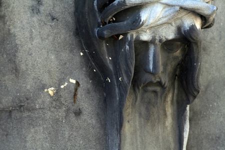 Cementery in Polandの写真素材