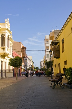 STREET in SAN SEBASTIAN - LA GOMERAの写真素材