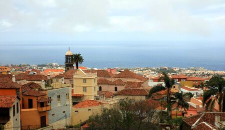 La Orotava city on Tenerife, Canary islands, Spainの写真素材