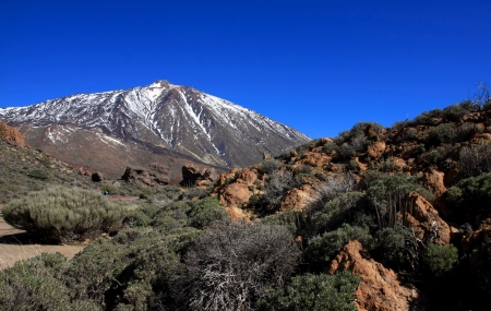Volcano Pico del Teide, El Teide national park, Tenerife, Canary Islands, Spainの写真素材