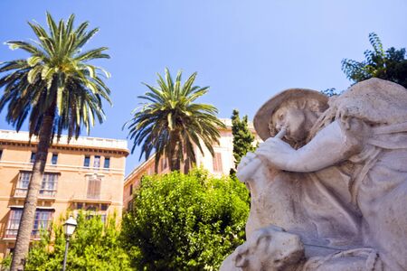 The mainstreet in Palma de Mallorca, Mallorca, Balearic islands, Spainの写真素材
