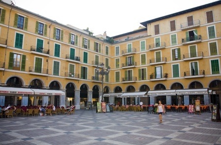 The mainstreet in Palma de Mallorca, Mallorca, Balearic islands, Spainのeditorial素材