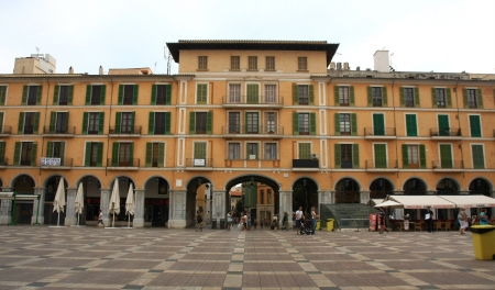 The mainstreet in Palma de Mallorca, Mallorca, Balearic islands, Spainのeditorial素材