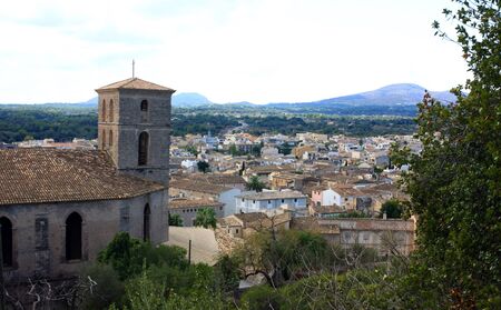 View over the city of Artaの写真素材