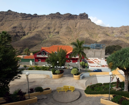 quiet village Mogan in Gran Canariaのeditorial素材