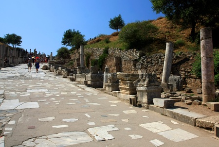Efez ancient ruins, Turkeyの写真素材