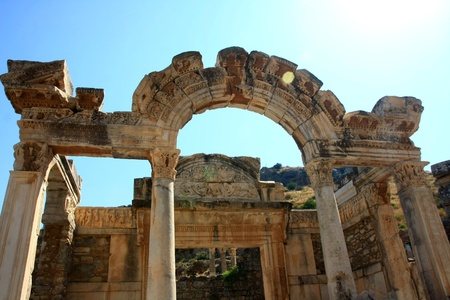 Efez ancient ruins, Turkeyの写真素材
