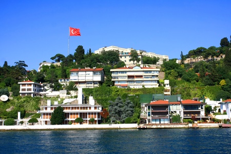 Istanbul city, the view from water, Turkeyの写真素材