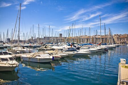 Port in Marseille, Franceのeditorial素材