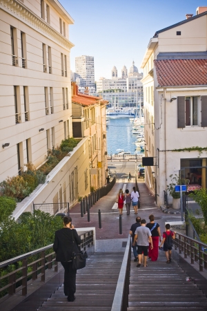 the city centre in Marseille , Franceのeditorial素材