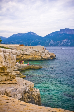  Calanques near Cassis in France, near Marseilleのeditorial素材