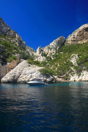 Calanques near Cassis in France, near Marseilleの写真素材