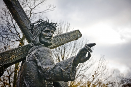 Station of the Cross in Czestochowa, Polandの写真素材