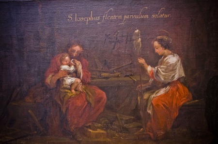 St  Joseph church in Krzeszow, Polandのeditorial素材