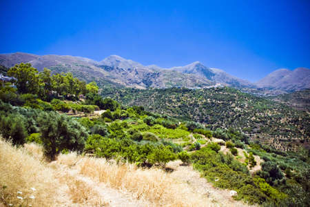 Landscape on Creteの写真素材