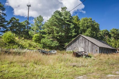 Beautiful landscape in Saaremaa island, Estoniaの写真素材