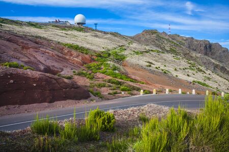 Pico do Arieiro in Madeira Island, Portugalの写真素材