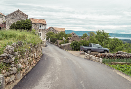 Hvar island, Croatiaのeditorial素材