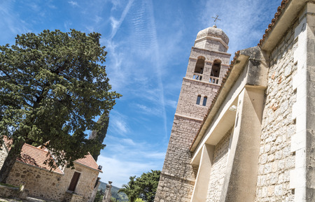 Small village near Jelsa Town on Hvar island, Croatiaのeditorial素材