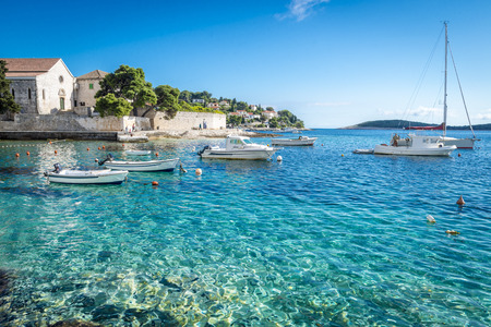 Hvar city, Croatiaの写真素材