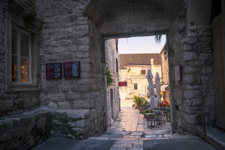 Magic Hvar city onHvar island, Croatiaの写真素材