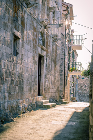 Magic Hvar city onHvar island, Croatiaの写真素材