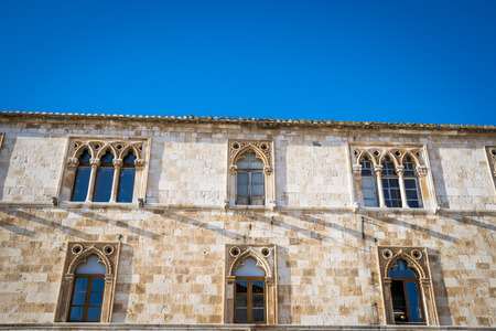 Magic Hvar city onHvar island, Croatiaの写真素材