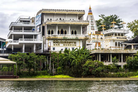 War Museum at the Bridge on river Kwai  Kanchanaburi Thailandのeditorial素材