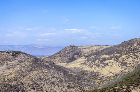 Barren mountains of Simi Valley, California