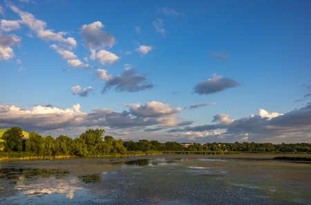 A scenic view of the Pugatory Creek in Eden Prairie, Minnesota, USA.